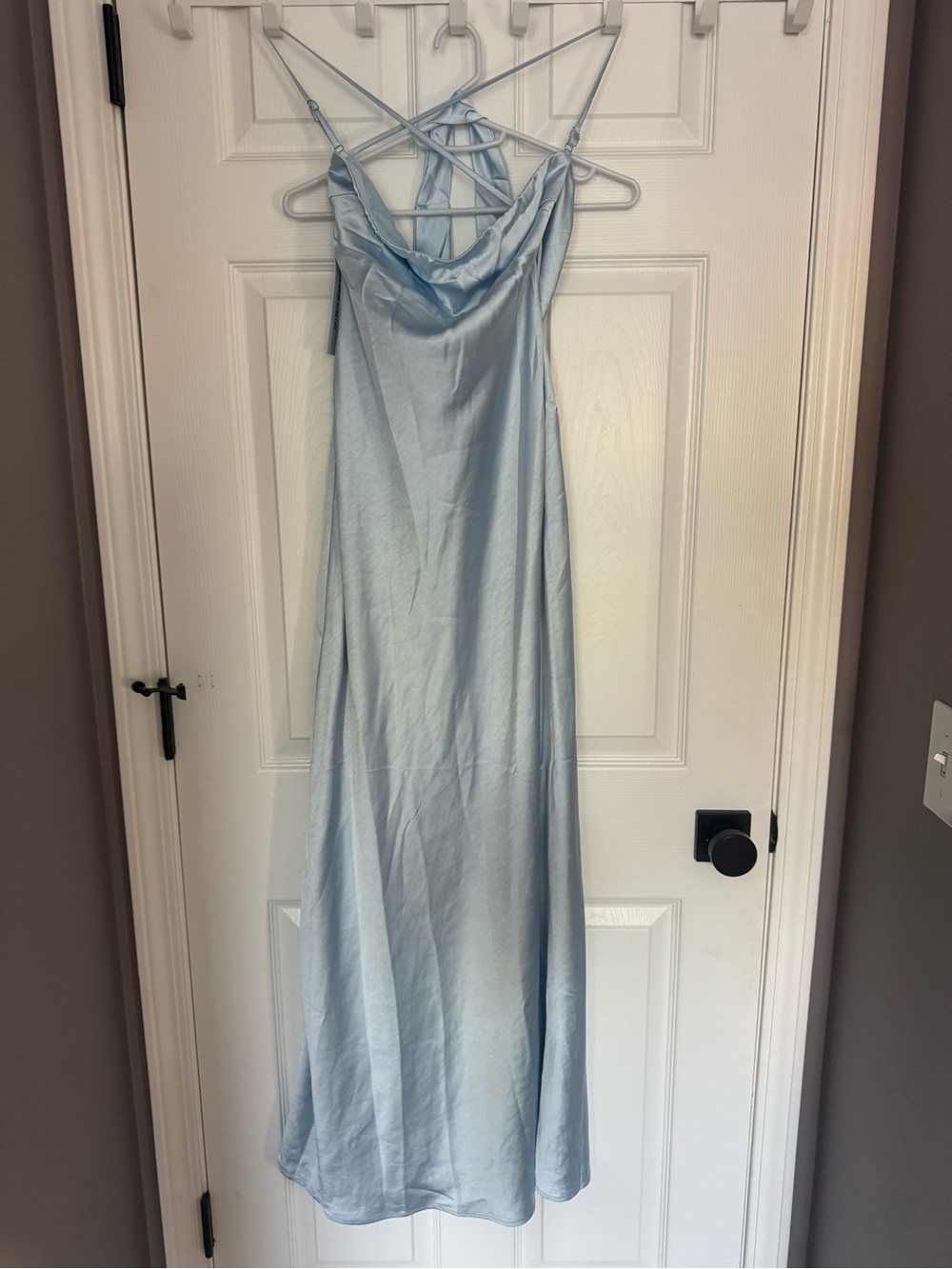 Princess Polly Legacies Strapless Maxi Dress Icy Blue - Womens 4 - Picture 3 of 4